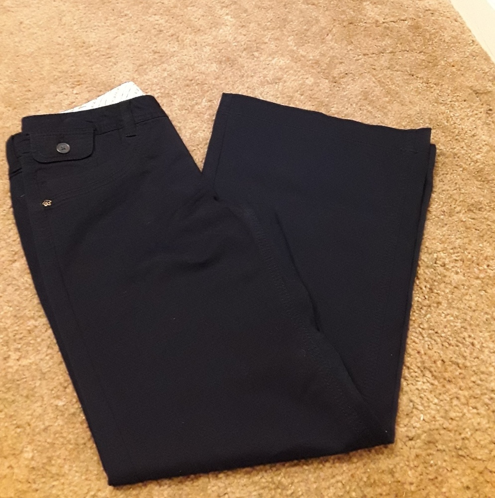 Limited Too navy pants flat front chinos size 10.5